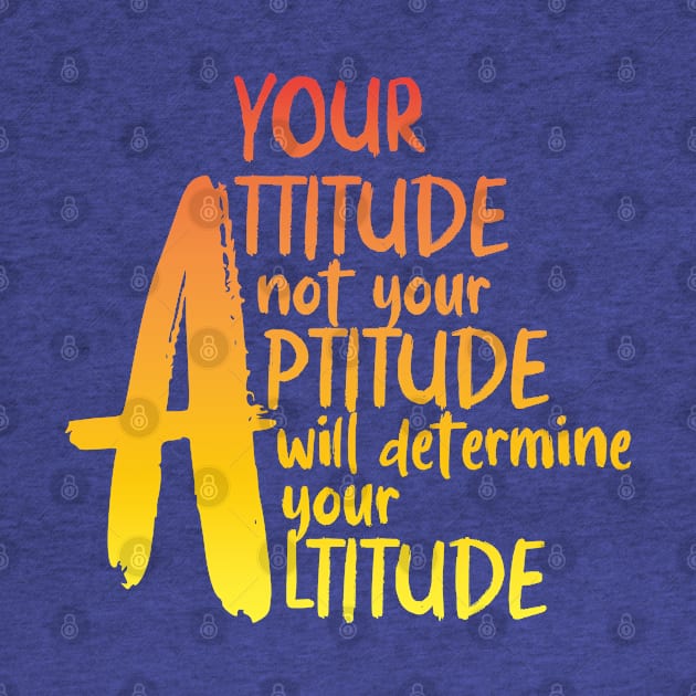 It's all about attitude, text art design by Country Gal